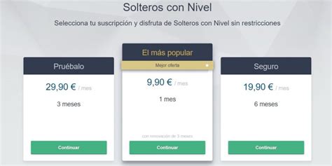 solteros con nivel españa|solteros con nivel precios.